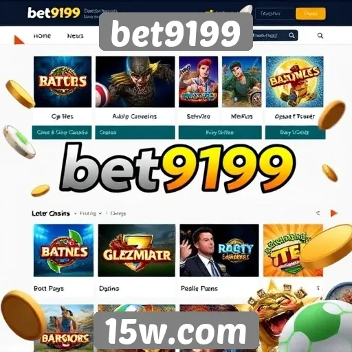 Overview do site de jogos bet9199